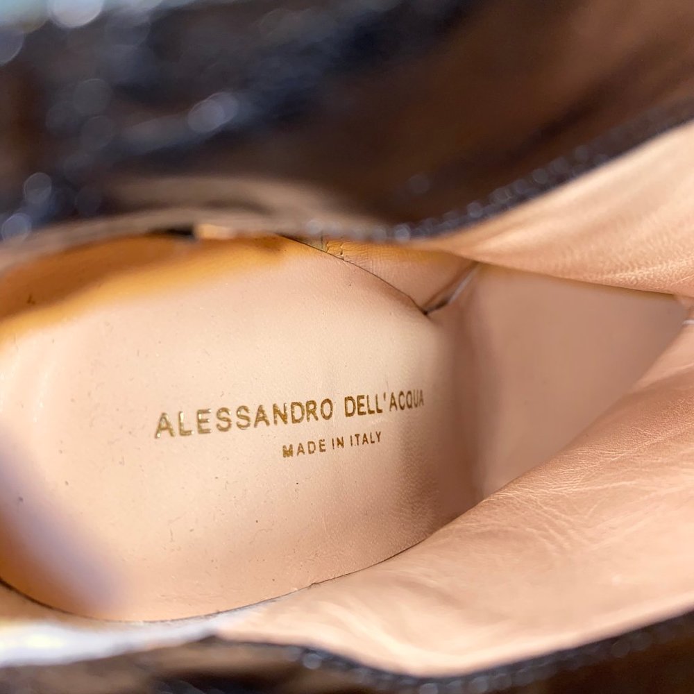 ALESSANDRO DELL'ACQUA Leather Heels - Picture 5 of 7
